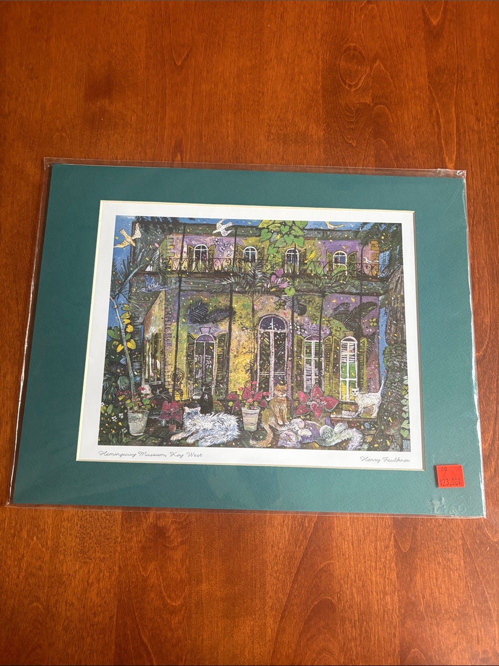 'Hemingway Museum, Key West' Art Print - Multicolor